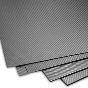 Carbon Sheet 500x400x0.4mm - Plain Glossy