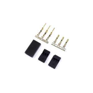 3-Pin Futaba Servo Connector – Male & Female